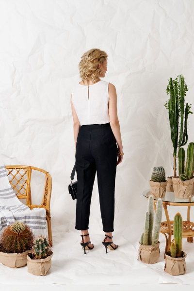 Брюки KOKOdea 214261 черный - фото 5