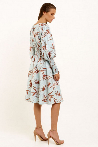 Платье Панда 129980w бирюзовый - фото 3