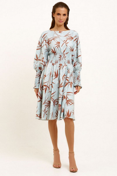 Платье Панда 129980w бирюзовый - фото 1