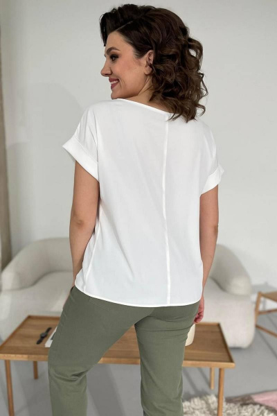 Блуза Rumoda 2116 белый - фото 9