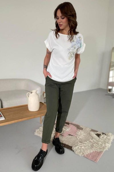 Блуза Rumoda 2116 белый - фото 4