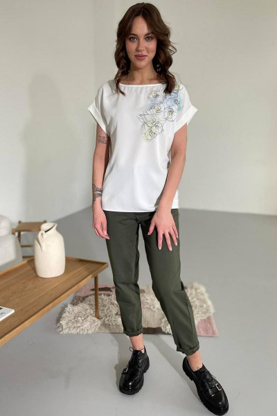 Блуза Rumoda 2116 белый - фото 1