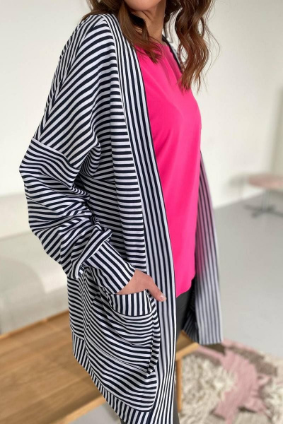Кардиган Rumoda 2121 полоска - фото 7