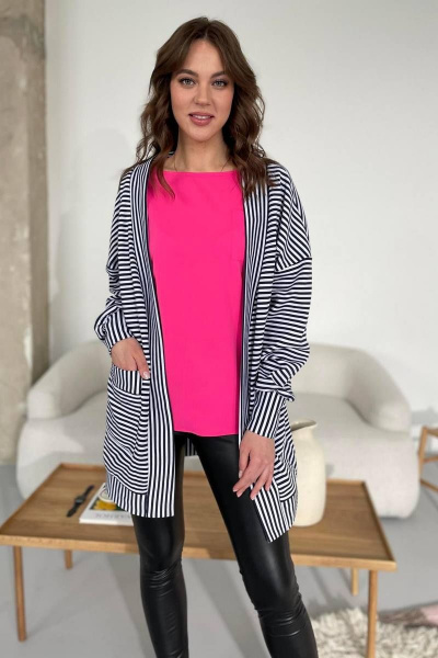 Кардиган Rumoda 2121 полоска - фото 2