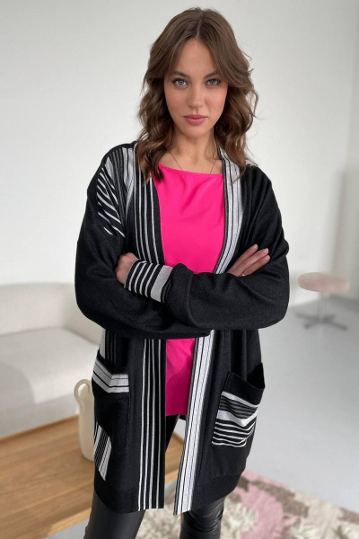 Кардиган Rumoda 2121 черный - фото 1