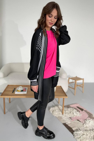 Кардиган Rumoda 2121 черный - фото 5