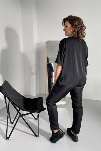 Блуза Rumoda 2109 черный - фото 7