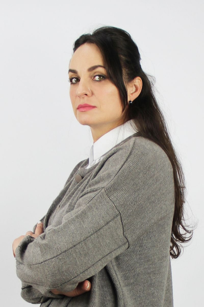 Бежевый жакет из шерстяного трикотажа с карманами и разрезами Полесье С2679-22 2С8761-Д43 158,164 св.дюна - фото 2