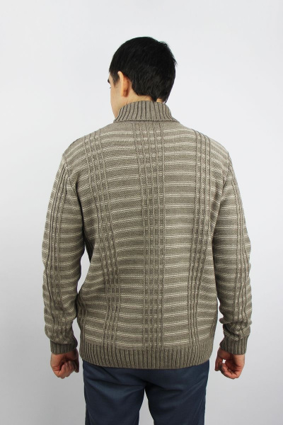 Свитер вязаный бежевый демисезонный на каждый день Полесье С3138-22 2С8751-Д43 170,176 св.дюна - фото 3