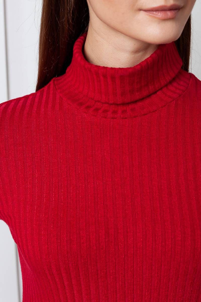 Яркий джемпер из вискозы с воротником-стойкой Femme & Devur 30251 1.40F(170) - фото 3