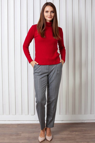 Яркий джемпер из вискозы с воротником-стойкой Femme & Devur 30251 1.40F(170) - фото 2