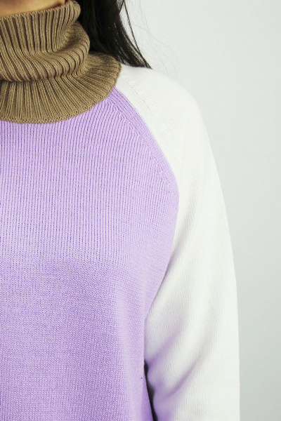 Свитер Полесье С3595-22 2С8750-Д43 158,164 сиреневый_туман - фото 3