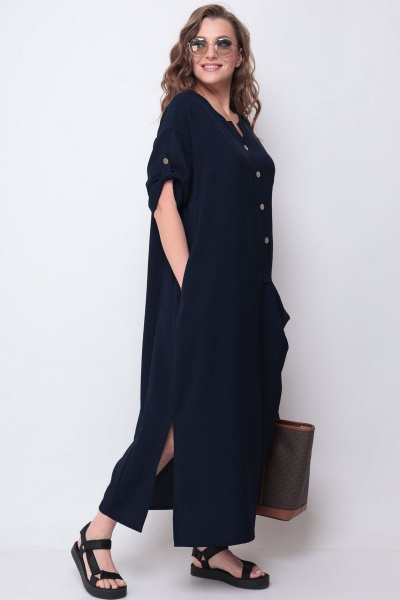 Платье Michel chic 2094/3 темно-синий - фото 5