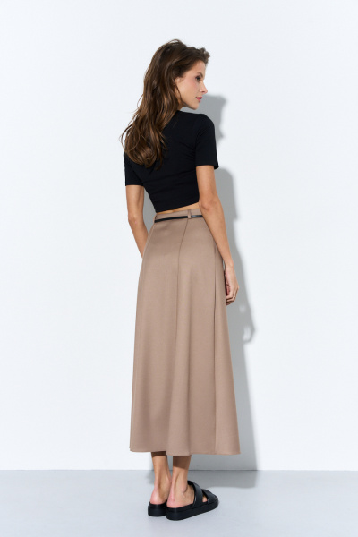 Джемпер черный летний в стиле casual из трикотажа Luitui R5045 черный - фото 3