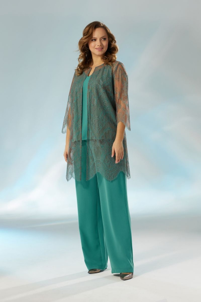 Модные прямые брюки из струящейся вискозной ткани Elady 4245 - фото 2