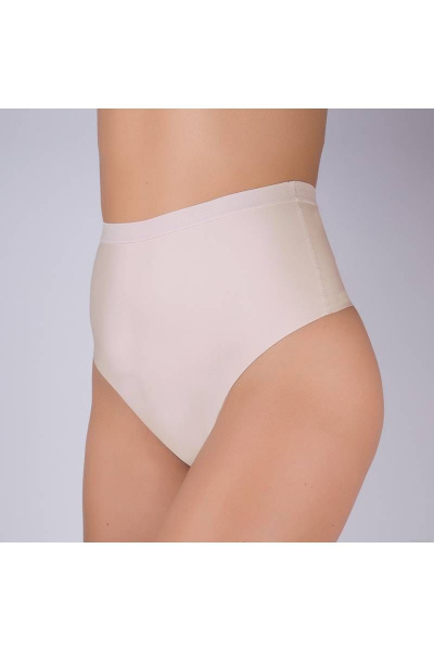 Трусы-стринг из плотного эластичного полотна с корректирующим эффектом Verally 1137-1 серебристый пион - фото 3