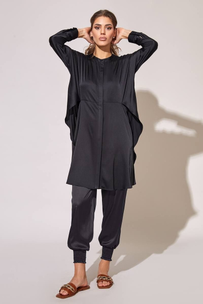 Брюки, туника Rivoli 7129+5164 черный - фото 1