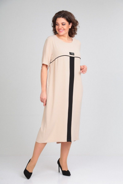 Платье Диомант 1856 беж - фото 1