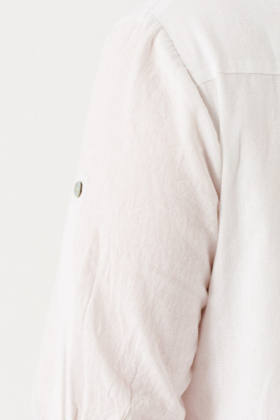 Летнее хлопковое платье из текстиля с длинной юбкой Панда 139683w белый - фото 5