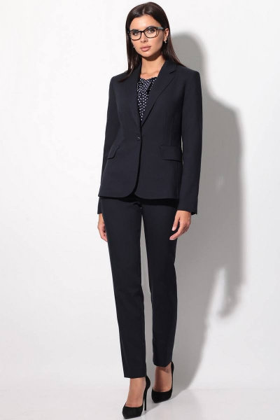 Блуза, брюки, жакет LeNata 31796 синий - фото 1