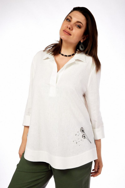 Блуза INVITE 1051 белый - фото 7