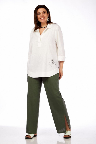 Блуза INVITE 1051 белый - фото 4