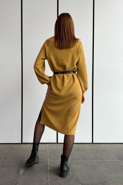 Платье i3i Fashion 103/1 горчичный - фото 5