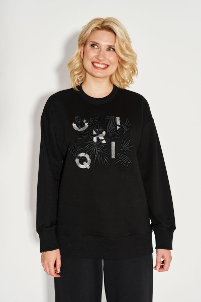 Джемпер KOKOdea 215430 черный - фото 1