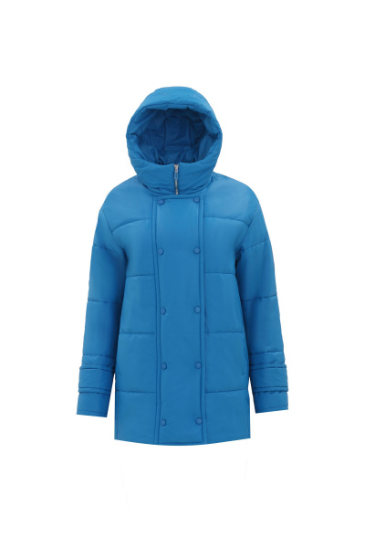 куртка демисезонная на каждый день из текстиля Elema 4-12102-1-170 лазурный - фото 1