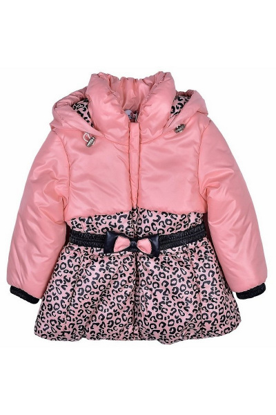 Куртка для девочки из мембранной плащевой ткани Bell Bimbo 163031 набивка/персик - фото 1