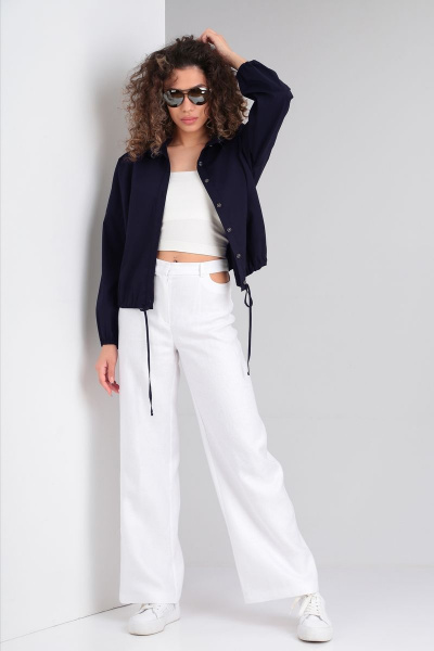 Брюки, рубашка DOGGI 2828/1 синий+белый - фото 5