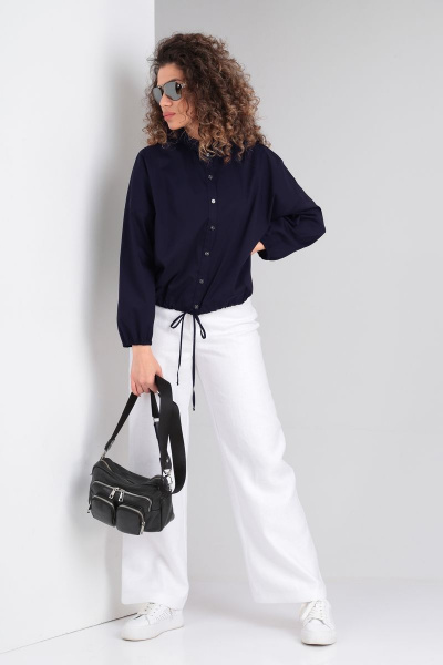 Брюки, рубашка DOGGI 2828/1 синий+белый - фото 4