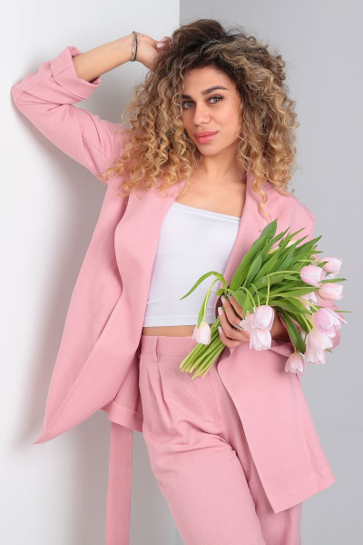 Брюки, жакет DOGGI 2854/1 фламинго - фото 2