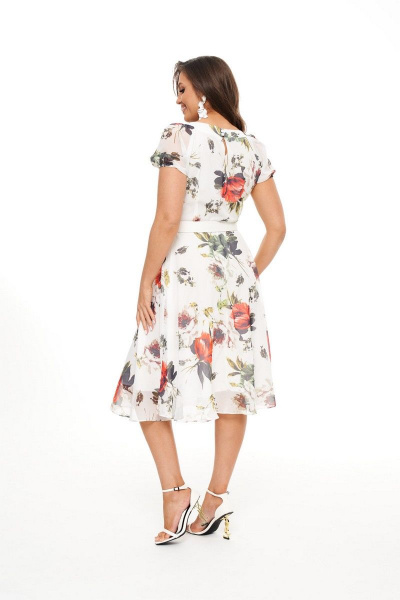 Платье Beautiful&Free 6031 красные_цветы - фото 6