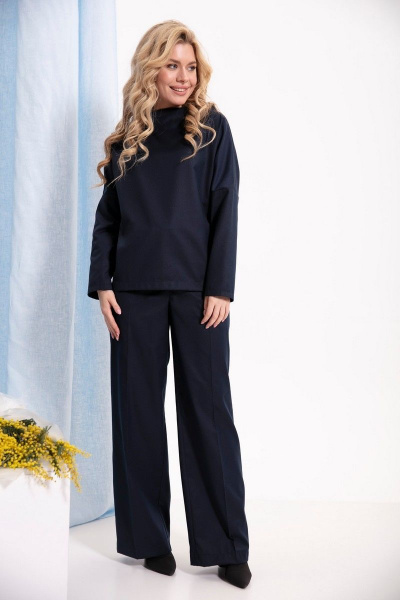 Повседневный комплект джемпер и брюки широкого кроя LM КС8096 - фото 1