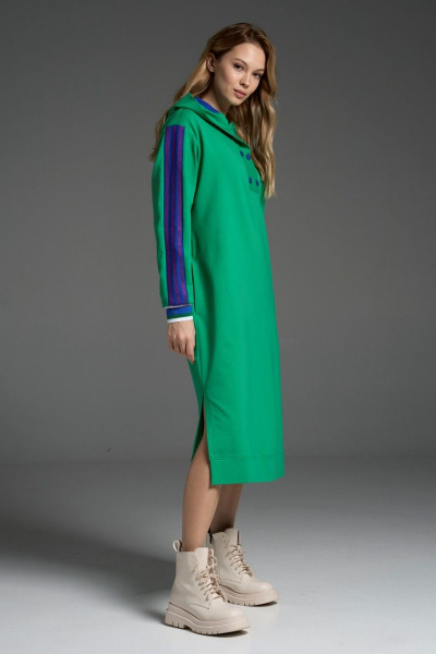 Платье VI ORO VR-1018 зеленый - фото 2