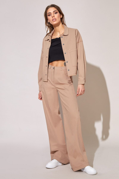 Брюки, жакет Rivoli 8026.2+5165.2 пшеничный - фото 1