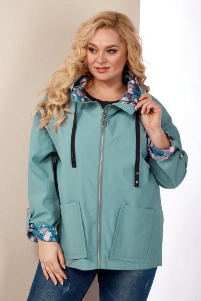 Куртка Shetti 2118 мята - фото 4