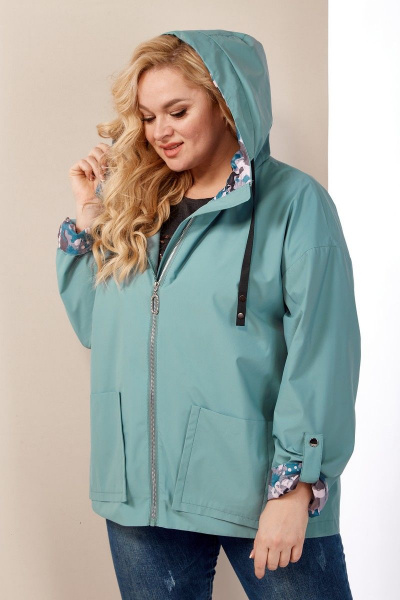 Куртка Shetti 2118 мята - фото 3
