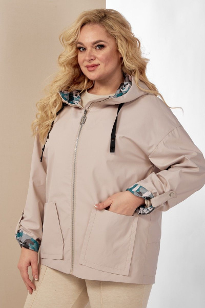 Куртка Shetti 2118 беж - фото 3