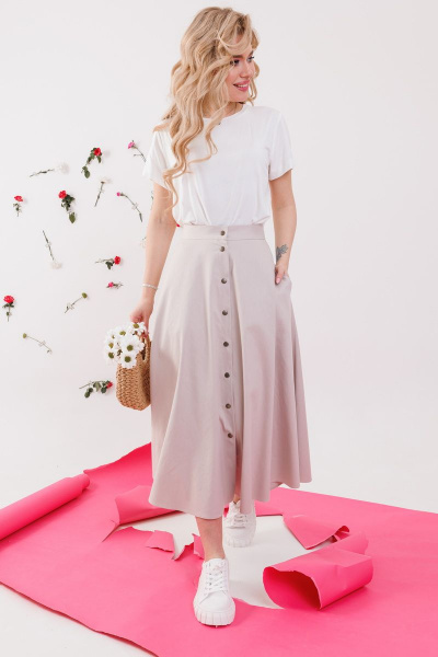 Юбка NikVa 347 беж - фото 1