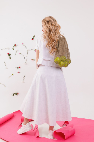 Юбка NikVa 347-2 лиловый - фото 2