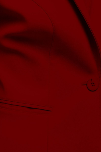 Осенний женский жакет на пуговицах с прорезными карманами Панда 131530w терракотовый - фото 3