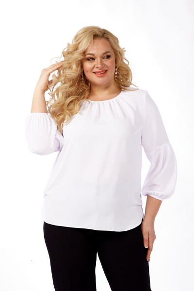 Блуза SOVITA 912 белый - фото 3