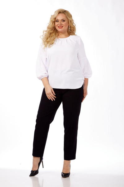 Блуза SOVITA 912 белый - фото 2