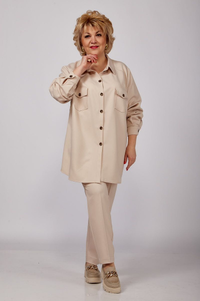 Брюки, рубашка Djerza 2166 беж - фото 6
