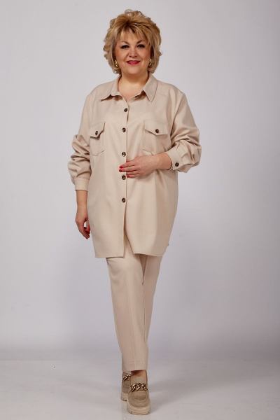 Брюки, рубашка Djerza 2166 беж - фото 5