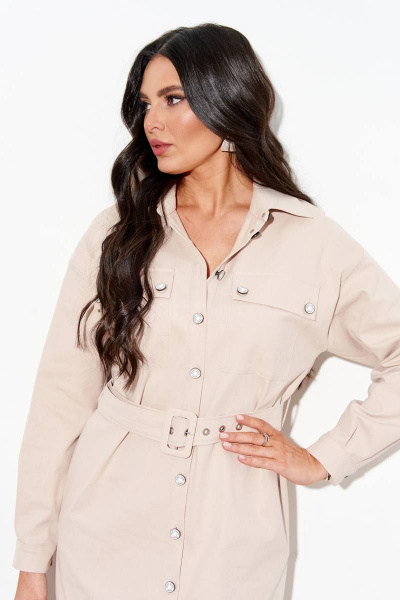 Платье FOXY FOX 1463 бежевый - фото 5