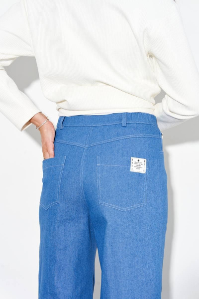 Брюки, рубашка FOXY FOX 1460 сине-белый - фото 7