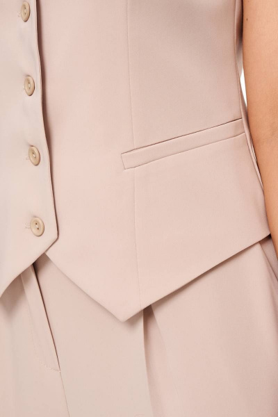 Брюки, жилет Beautiful&Free 6020 бежевый - фото 5